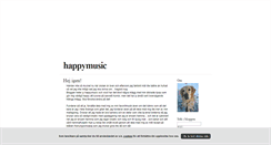 Desktop Screenshot of happymusic.blogg.se