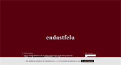 Desktop Screenshot of endastfelu.blogg.se