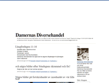 Tablet Screenshot of damernasdiversehandel.blogg.se