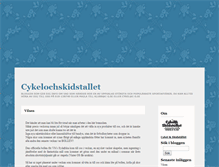Tablet Screenshot of cykelochskidstallet.blogg.se