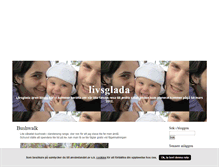Tablet Screenshot of livsglada.blogg.se