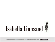 Tablet Screenshot of isabellalinnsand.blogg.se