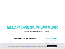 Tablet Screenshot of miamivice.blogg.se