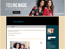 Tablet Screenshot of amahleen.blogg.se