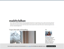 Tablet Screenshot of madebylullsan.blogg.se