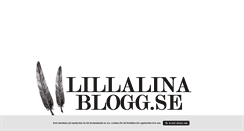 Desktop Screenshot of lillalina.blogg.se