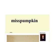 Tablet Screenshot of misspumpkin.blogg.se