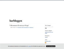Tablet Screenshot of harbloggen.blogg.se