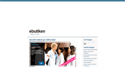 Desktop Screenshot of ebutiken.blogg.se