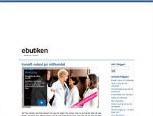 Tablet Screenshot of ebutiken.blogg.se