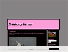 Tablet Screenshot of fridsborgskennel.blogg.se