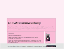 Tablet Screenshot of enmatmissbrukareskamp.blogg.se
