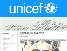 Tablet Screenshot of annedillstrom.blogg.se