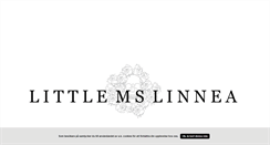 Desktop Screenshot of littlemslinnea.blogg.se