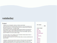 Tablet Screenshot of nataliadiaz.blogg.se