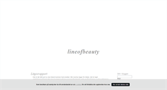 Desktop Screenshot of lineofbeauty.blogg.se