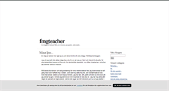Desktop Screenshot of fmgteacher.blogg.se