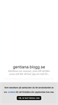 Mobile Screenshot of gentiana.blogg.se