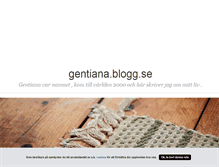 Tablet Screenshot of gentiana.blogg.se