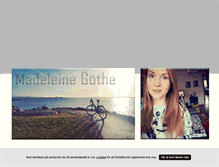 Tablet Screenshot of madeleinegothe.blogg.se