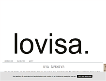 Tablet Screenshot of loviizas.blogg.se