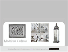 Tablet Screenshot of madeleiiinekarlssson.blogg.se