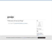 Tablet Screenshot of gossips.blogg.se