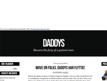Tablet Screenshot of daddys.blogg.se