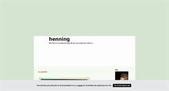 Desktop Screenshot of henning.blogg.se