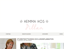 Tablet Screenshot of hemmahospillan.blogg.se