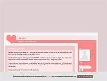 Tablet Screenshot of joziejo.blogg.se