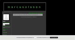 Desktop Screenshot of marcusolsson.blogg.se