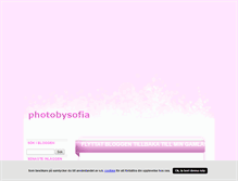 Tablet Screenshot of photobysofia.blogg.se