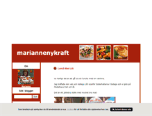 Tablet Screenshot of mariannenykraft.blogg.se