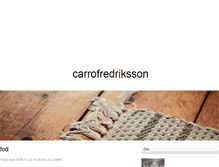 Tablet Screenshot of carrofredriksson.blogg.se