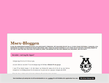 Tablet Screenshot of msex.blogg.se