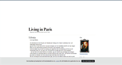 Desktop Screenshot of livinginparis.blogg.se