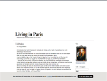Tablet Screenshot of livinginparis.blogg.se
