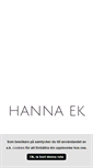 Mobile Screenshot of hannaek.blogg.se