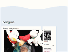 Tablet Screenshot of beingme.blogg.se