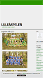 Mobile Screenshot of luleaspelen.blogg.se
