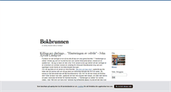Desktop Screenshot of bokbrunnen.blogg.se
