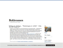 Tablet Screenshot of bokbrunnen.blogg.se