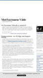 Mobile Screenshot of motfascismensvalde.blogg.se