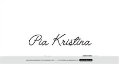 Desktop Screenshot of piakristina.blogg.se