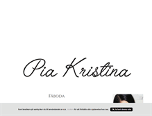 Tablet Screenshot of piakristina.blogg.se