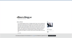 Desktop Screenshot of ellinors.blogg.se