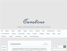 Tablet Screenshot of carolinejohnsson.blogg.se