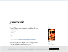 Tablet Screenshot of jessistheshit.blogg.se