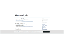 Desktop Screenshot of klaaramellquist.blogg.se